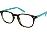 Occhiali Da Lettura Con Astuccio Junior Selection Havana Turchese (+ 3,0 Dpt)