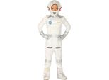 Costume Di Carnevale Da Pilota A Tema Volo Obbligatorio Casco Cappuccio Avventuriero Missione Galassia, Taglia: 110/116 Colore: Bianco