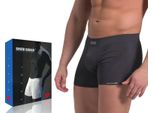 Sesto Senso Boxer Uomo Solar Biancheria Intima Senza Cuciture Flessibile Da Uomo - Grafite - L/Xl