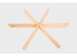 Eduplay 110494 Croce Divisoria Ø 64,6 X 5 Cm, Per Tavolo Luminoso Rotondo, Nero