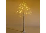 Costway Albero Luminoso A Led Da 150 Cm, Albero Di Betulla Con Luci Led Bianco Caldo, Albero Di Natale Artificiale, Abete, Albero Di Natale, Albero Artificiale, Albero Decorativo