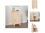 Vidaxl Credenza 40X35X80 Cm Pino Massiccio - Credenze