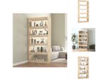Vidaxl Scaffale/Divisorio 80X30X167,4 Cm In Legno Di Pino Massiccio - Librerie E Scaffalature
