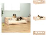 Vidaxl Letto Per Cani 95,5X65,5X28 Cm In Legno Massiccio Di Pino - Letti Per Cani