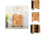 Vidaxl Credenza A 4 Ante 60X33X75 Cm In Legno Massiccio Di Acacia - Credenze