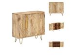 Vidaxl Sideboard 80X30X75 Cm Massivholz Mango - Sideboards