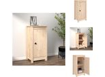 Vidaxl Credenza 40X35X80 Cm Pino Massiccio - Credenze