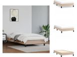 Vidaxl Struttura Letto Cappuccino-Marrone 90X190 Cm In Pelle Finta - Letti E Strutture Letto