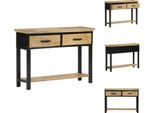 Vidaxl Consolle 110X30X75 Cm Legno Massiccio Grezzo Di Mango - Tavolini