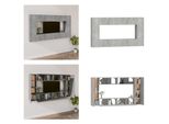 Vidaxl Set Di Mobili Tv 8 Pezzi In Legno Grigio Cemento - Set Di Mobili Tv - Set Di Mobili Tv - Parete Attrezzata - Parete Attrezzata