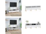 Mobile Tv Vidaxl Bianco 150X30X44,5 Cm Materiale A Base Di Legno - Mobile Tv - Mobile Tv - Supporto Tv - Mobili Tv