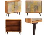 Vidaxl Credenza 80X30X75 Cm Massivholz Akazie - Credenza - Credenze - Credenze - Credenze