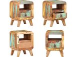 Vidaxl Comodino 30X30X41 Cm Legno Massiccio Riciclato - Comodino - Comodini - Cassettiera Da Letto - Comodini
