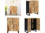 Vidaxl Credenza A 4 Ante 60X33X75 Cm In Legno Massiccio Di Mango - Credenza - Credenza - Armadio - Mobile Laterale