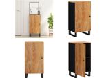 Vidaxl Credenza Con Anta 40X31X75 Cm In Legno Massiccio Di Acacia - Credenza - Credenza - Armadio - Mobile Laterale