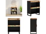 Vidaxl Tavolino 60X33X75 Cm In Legno Massiccio Antico - Comodino - Comodini - Mobile Da Letto - Comodini