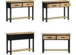 Vidaxl Tavolo Consolle 110X30X75 Cm Legno Massiccio Grezzo Di Mango - Tavolo Consolle - Tavoli Consolle - Tavolo - Tavolo Da Corridoio