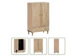 The Living Store Credenza 60X33X100 Cm Massivholz Mango