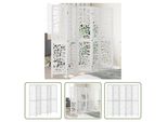 The Living Store Divisorio 5 Pezzi In Legno Massiccio Bianco Paulownia