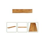 The Living Store Piano Del Tavolo Con Bordo Ad Albero 140X30X2,5 Cm In Legno Massiccio Di Mango