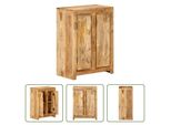 The Living Store Credenza 55X33X75 Cm Legno Massiccio Mango