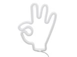 Mano Finger Neon Signs Light, Ok Gesture Led Neon Light, Usb E Batteria Alimentato Segno Al Neon, Luce Segno Al Neon, Segni Decorativi Al Neon, Segno Luce Al Neon Per La Decorazione Della Casa