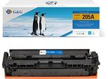 Toner G&G Compatibile Con Hp CF531A, NT-PH205C, Hp 205A, Ciano, 900S