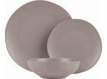 Berlingerhaus Set Da Pranzo Con 18 Piatti Collezione Taupe BH-10023