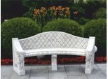Casa Padrino Panca Da Giardino Barocca In Cemento Grigio 196 Cm - Arredo Giardino E Patio Barocco