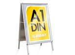 Espositore Pubblicitario Bifacciale Di Alta Qualità Per Interni Ed Esterni Din A1