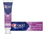 Crest | Dentifricio 3D White Radiant Mint - 93 G - Sbiancante - Alito Frizzante - Protezione Al Fluoro