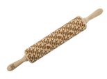 Mattarello In Legno Moodforwood, Inciso, 43 Cm, Con Manici, Perfetto Per La Cottura Al Forno - Motivo Coccinelle