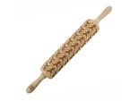 Mattarello In Legno Moodforwood, Inciso, 43 Cm, Con Manici, Perfetto Per La Cottura - Motivo Unicorno