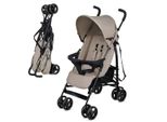 Passeggino Kinderkraft Tik, Passeggino Reclinabile, Leggero - 6,5 Kg, Ruote Anteriori Piroettanti, Maniglia Regolabile, Regolazione Continua Dello Schienale, Chiusura Rapida, Fino A 17 Kg, Beige