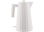 Alessi Plisse', Elec.Water-Kettle W (Art.-Nr. MDL06 W/Uk, Ean 8003299429882) - Uk-Version (Netzstecker Typ G, England)