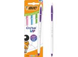 Penne Bic Cristal Up Mix Fun, Confezione Da 4 Pezzi
