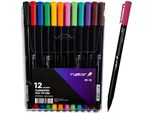 Pennarelli Rystor RC-10, 12 Colori, Astuccio