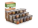 Contenitori Ermetici Con Coperchio Viwares | Set Di 15 Contenitori | Senza Bpa | Per Conservare Cereali, Farina E Zucchero | Pratici Contenitori Da Cucina Per Tutti Gli Alimenti
