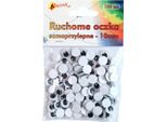 Occhi Mobili Autoadesivi 10 Mm 100 Pz Shan SO04