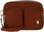 U.S. Polo Assn. Borsa A Tracolla Mansion Crossbody Bag With Pockets Tan Marrone