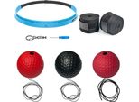Inf Set Palla Riflessi Boxe: Fascia In Silicone, 3 Palle & Bende - Reazione E Coordinazione