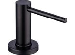 Dispenser Di Sapone Da Incasso Per Cucina E Bagno, Dispenser Di Sapone A Spinta, Dispenser Di Sapone Per Lavello Da 500 Ml, Nero