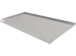 Piano Di Lavoro In Acciaio Inox Resistente Agli Acidi 40 X 90 Cm, Piano Per La Pasta Con Supporto Per I Bordi
