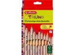 Matite Colorate Triangolari Herlitz Trilino, Confezione Da 12 Pezzi
