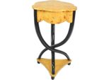 Casa Padrino Cassettiera Biedermeier In Acero - Lavorazione Artigianale In Legno Massello - Comodino Comodino
