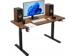 Ekspand | Scrivania Regolabile In Altezza - 140 Cm - Regolazione Elettronica Dell'altezza 72-118 Cm - Design Moderno