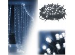 Luci Di Natale - 200 Led - Lunghezza Totale 14 M - Bianco Freddo - Decorazione Natalizia