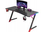 Ekspand | Tavolo Da Gioco - Nero - 120X60X75 Cm - Illuminazione Rgb - Portabicchieri