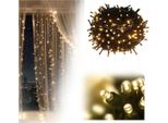 Luci Di Fata - 1000 Led - 54 M - Bianco Caldo - Illuminazione Interna