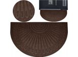Deco4Home Zerbino Kiri 60X90 Semicircolare Marrone